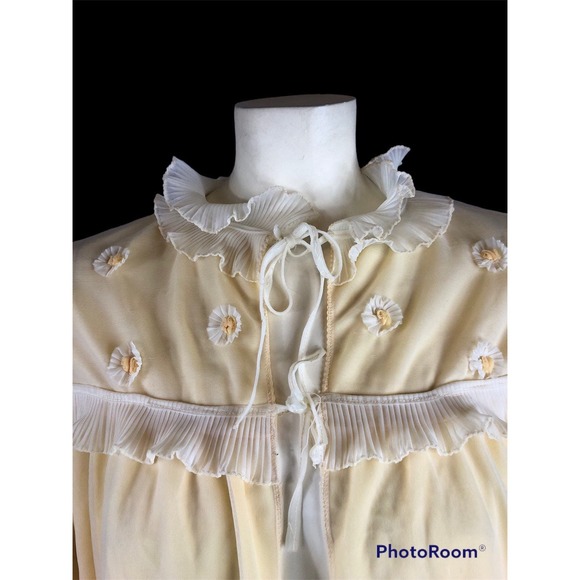 Vintage Femina Z.P.Dz Polska robe with frills - Picture 4 of 12